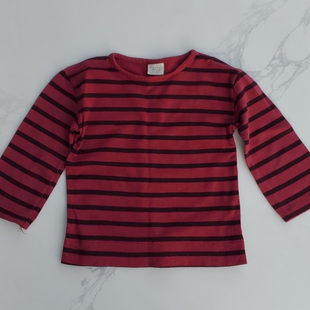 3 for $10 Stylish Fall Zara Stripe Thick knit Top size 6